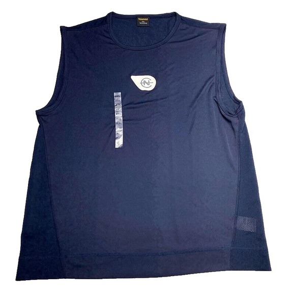 NWOT Nautica Competition Muscle Tank Top‎ Sleeveless T Shirt 2XL Blue Mens - Picture 1 of 4